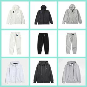 Polo Ralph Lauren zipper hooded jacket sweatpants-4401